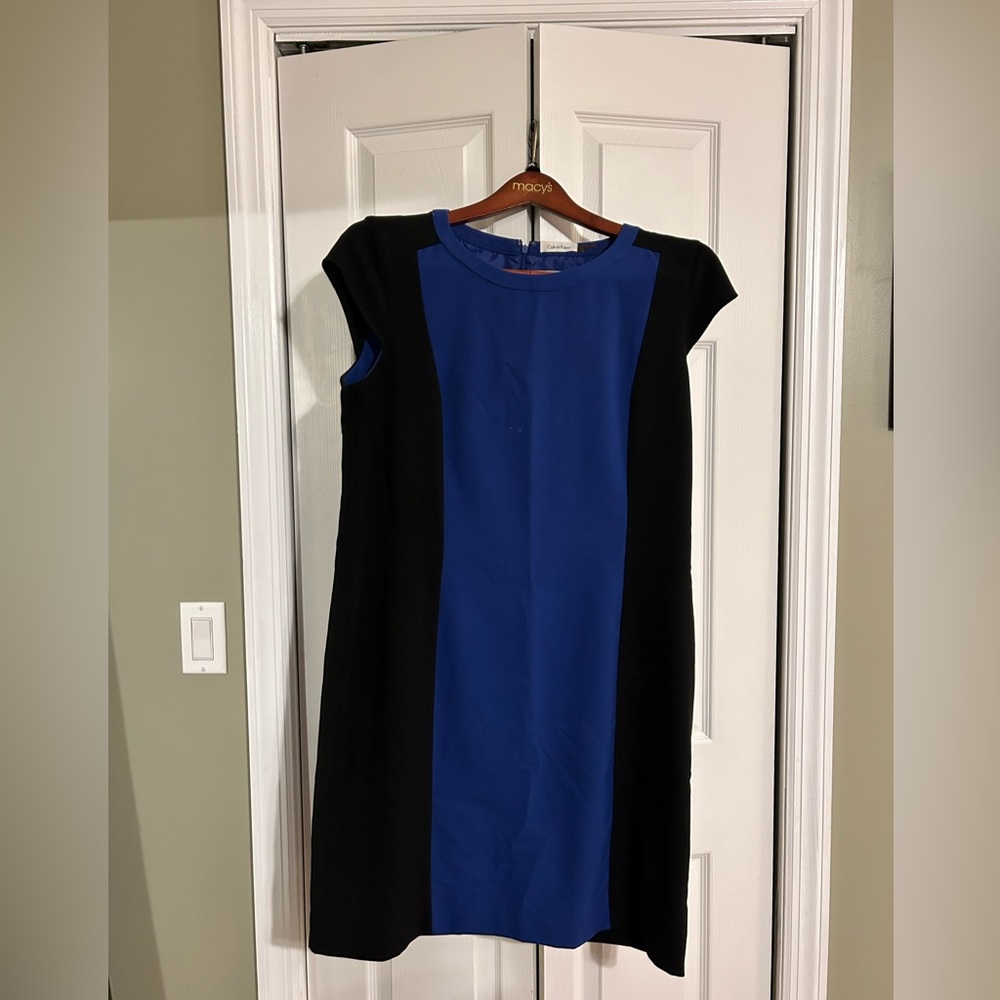 Women’s Blue and Black Dress binb b14 14b